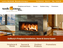 Tablet Screenshot of nordicenergy.ca